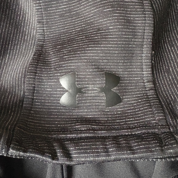 Under Armour ColdGear 1/4 Zip Hoodie Sweatshirt Mens Large Fitted Black - Picture 4 of 8